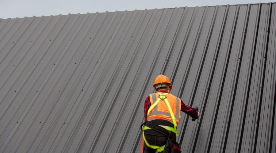 Professional metal roof installation services in Buckholts, TX